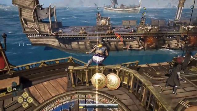 Assassins creed odyssey, Dealing with pirates. смотреть онлайн