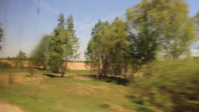 Из Ступино в Михнево - солнечным майским днем едем на автобусе ЛиАЗ-5250 смотреть онлайн