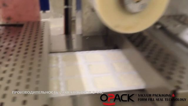 УПАКОВКА БРЫНЗЫ В РАССОЛЕ В ЖЁСТКУЮ ПЛЕНКУ НА ТЕРМОФОРМЕРЕ / OPACK QZ 1000 MAXI смотреть онлайн