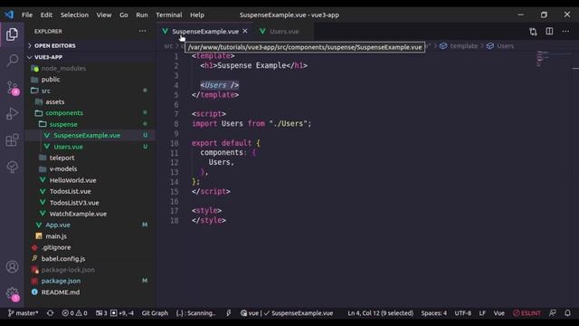 Vue 3 Suspense and Lazy Load Components | Vue.js 3 Tutorial смотреть онлайн