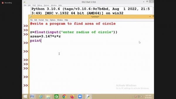 python class (18-08-2022) part -1