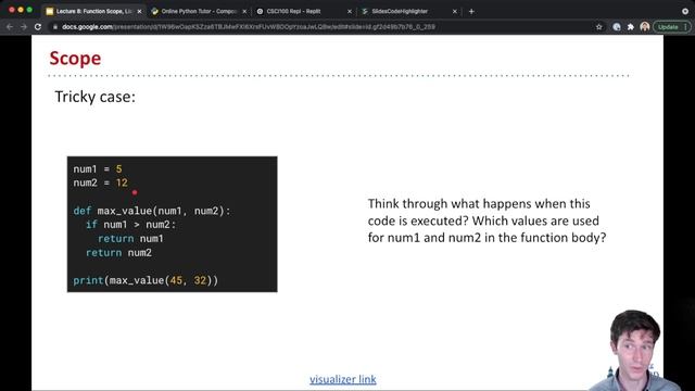CSCI100: Lecture 8.3 - Scope смотреть онлайн