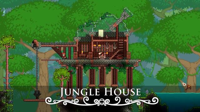 How to Build a Jungle House in Terraria | NPC Housing | Terraria 1.4 смотреть онлайн