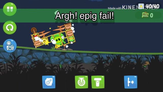 Bad piggies bus~air+land mode! смотреть онлайн