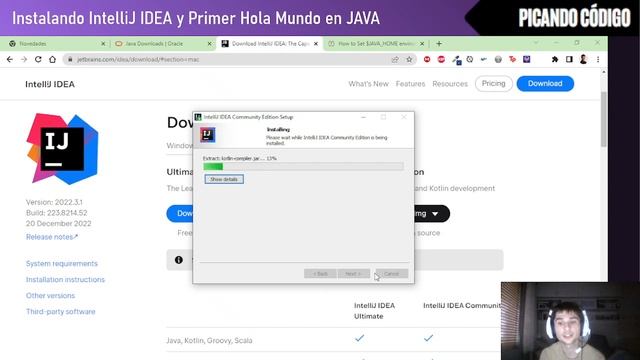 Instalamos JDK e IntelliJ IDEA | Primer Hola Mundo en JAVA! смотреть онлайн