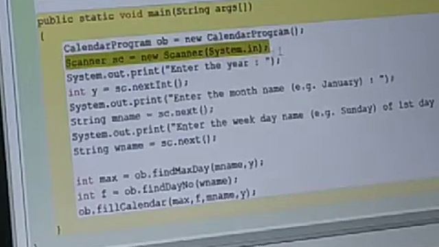 Calendar program class 12 part 1 смотреть онлайн
