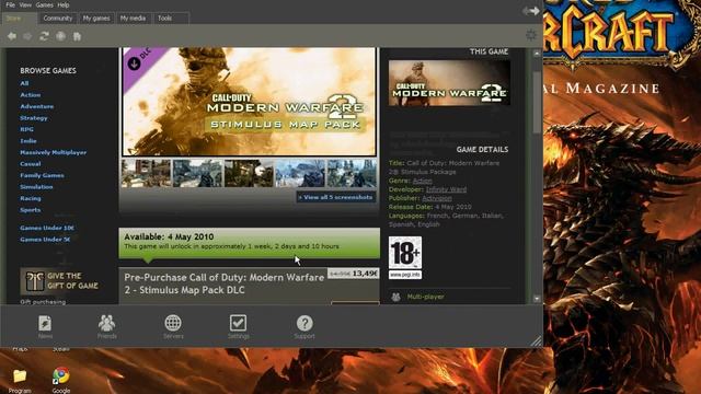 Call Of Duty Modern Warfare 2 - Stimulus Package RELEASE DATE смотреть онлайн