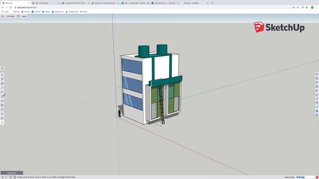 Sketch Up Urban Ag Year 7 Example - Tutorial Five смотреть онлайн