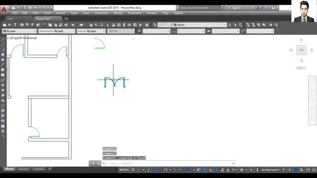 AutoCAD CLASS 72 - Create and Place Main Door of Floor Plan in AutoCAD - English Subtitle смотреть онлайн