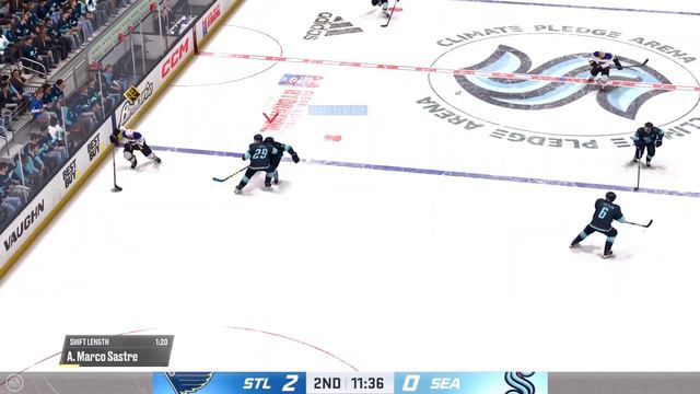NHL 23 PS5! Be A Pro NHL 2022/2023 Saint Louis Blues Vs Seattle Kraken #31