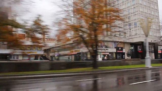 Вид на Минск из авто. 2.(2). Пр-т. Победителей. 5.10.2016. Беларусь. смотреть онлайн