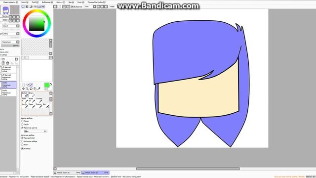 Рисуем голову из майнкрафт в САИ. смотреть онлайн