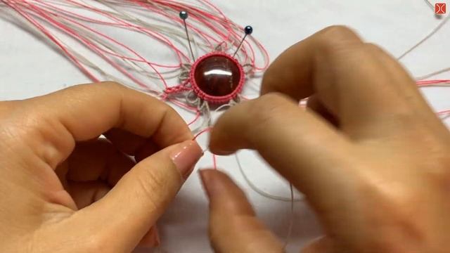 Macrame necklace tutorial - DIY Macrame Flower Pendant Design | EASY DIY Pendant смотреть онлайн