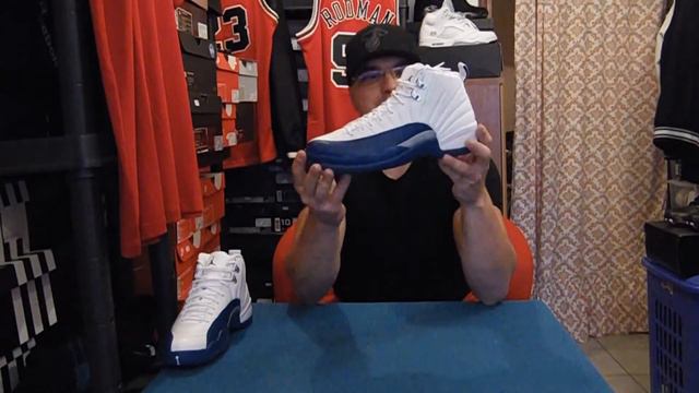 FrenkySneaks - Air Jordan 12 "French Blue" overview... смотреть онлайн