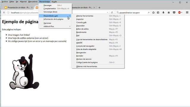 Herramientas de desarrollador de Firefox смотреть онлайн