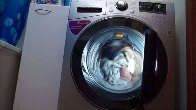 LG F10A8HDS5 Washing Machine - Whites, Lights And Towels (Allergy Care)