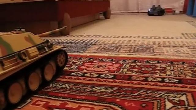 Jagdpanther versus Stug III (MATO Battle System Test) смотреть онлайн