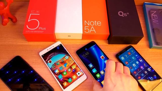 Xiaomi Redmi 5 Plus Vs Xiaomi Redmi Note 4x Vs Xiaomi Redmi Note 5A Vs LG Q6a. КАКОЙ XIAOMI КУПИТЬ?