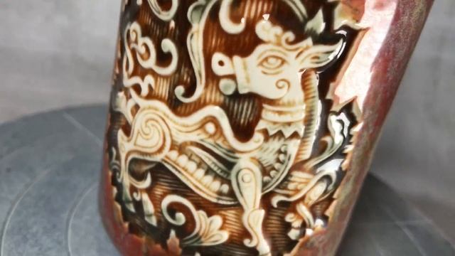 Кружка "Конёк горбунок", в глазури Осенний лес смотреть онлайн