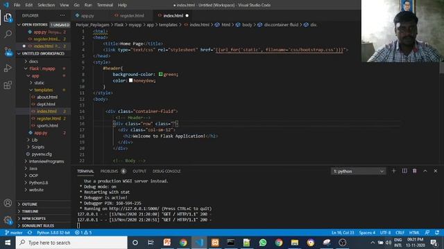 ?Flask Tutorial - Flask Dashboard Design ? Flask Project Rest API ? Flask Framework Python Tamil смотреть онлайн