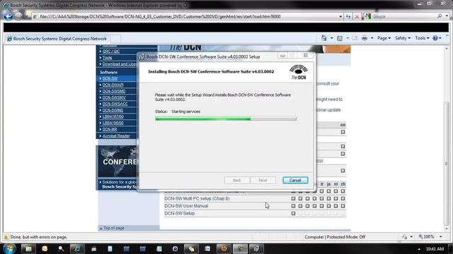 DCN-SW Installation Tutorial смотреть онлайн