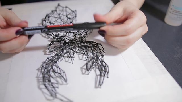 Новогодний олень из гвоздей и ниток / DIY / Стринг арт смотреть онлайн
