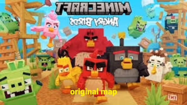 angry Bird map download for Minecraft original official смотреть онлайн