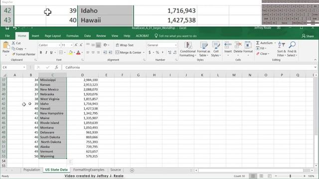 Real Excel Skills - 101 - Fast Navigation with SHIFT & CTRL (@filmreale) смотреть онлайн