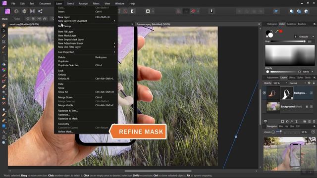 [Affinity Photo] Aula 3 Usando Mask Layers | Pedro Jordan смотреть онлайн