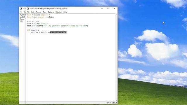 How to make a digital clock using Tkinter module in python смотреть онлайн