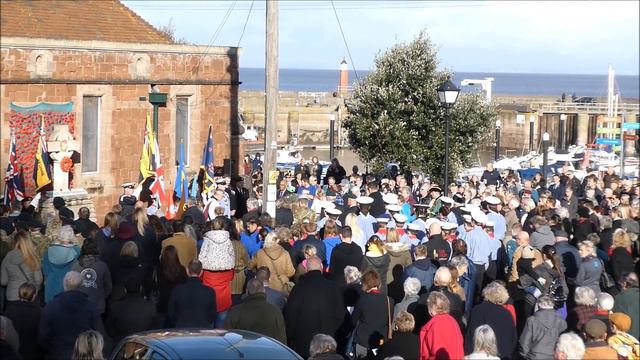 REMEMBRANCE CEREMONY AT WATCHET WEST SOMERSET UK Part 2 смотреть онлайн