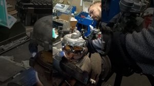 процесс разборки турбины. на примере BMW e70 m57.