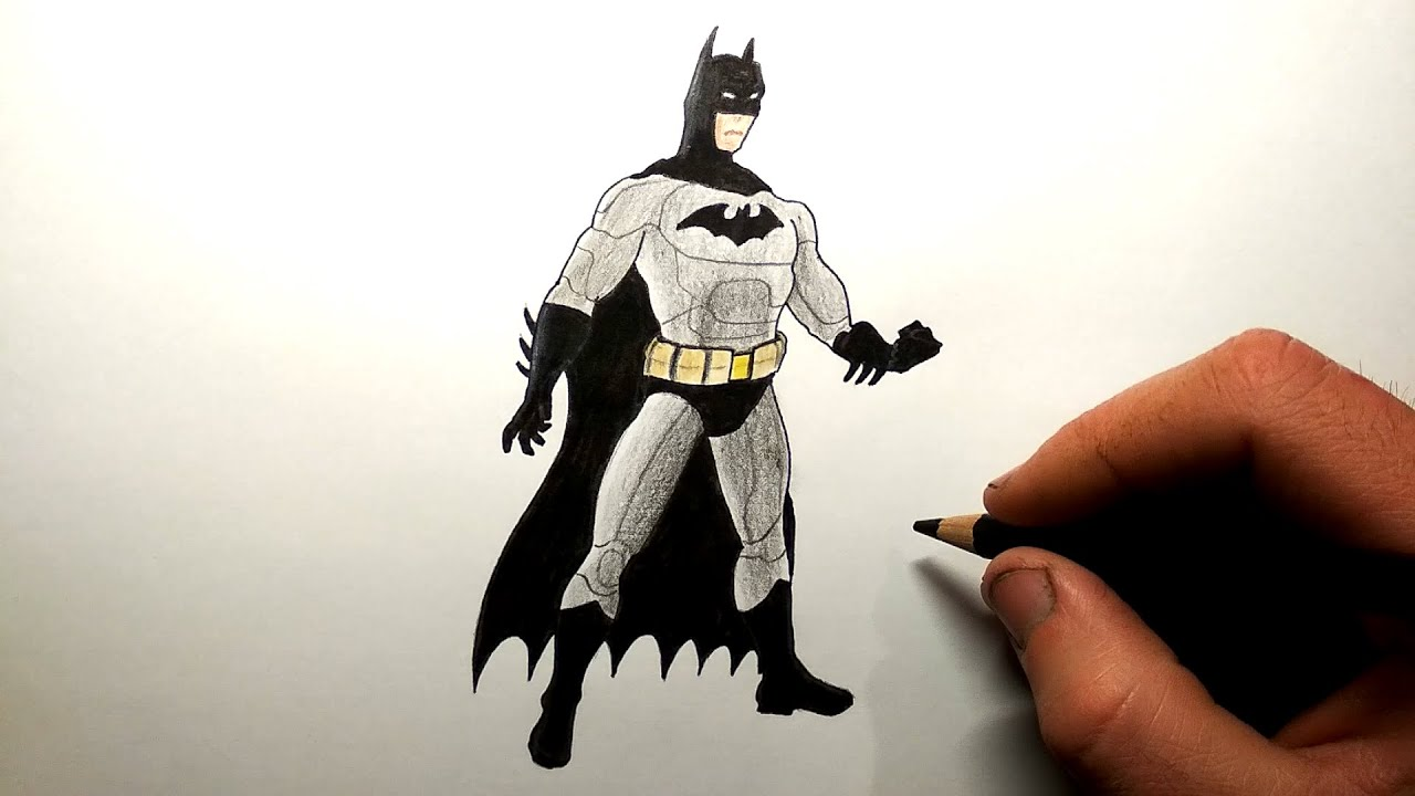 Как нарисовать Бэтмена смотреть онлайн