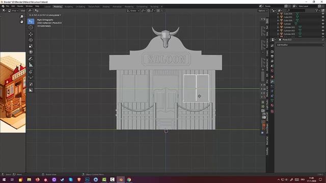 09.Blender Low Poly. Wild West. Saloon (Part9) смотреть онлайн