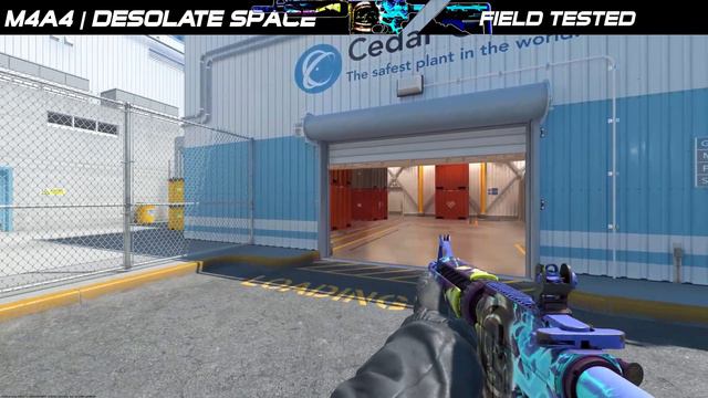 CS2 M4A4 | Desolate Space - Skin showcase all floats [4K60FPS] смотреть онлайн