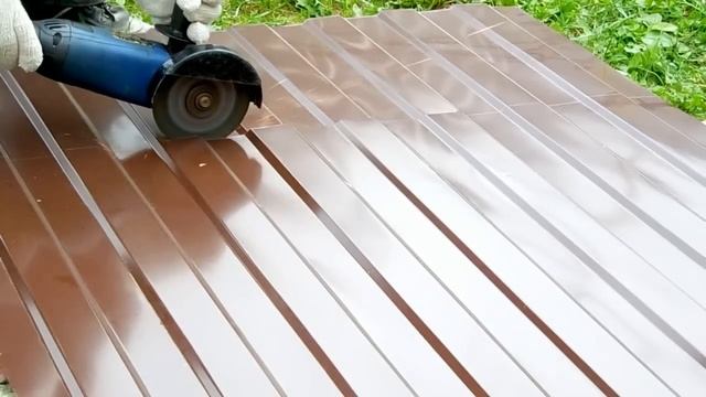 Cutting Sheet Metal Grinder Резка профнастила болгаркой смотреть онлайн