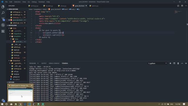 Class Views in Django (list view) - Django Instagram clone project part 4 смотреть онлайн