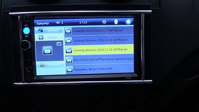 Если 2 din автомагнитола не подошла по размерам и нет переходной рамки! смотреть онлайн