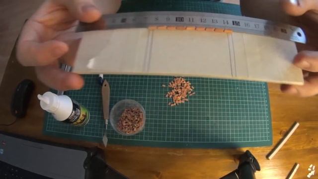 Изготовление стены для диорамы №1. Making The Walls For The Diorama №1.