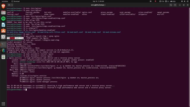 Stream video with RTMP and NGINX like a chad смотреть онлайн