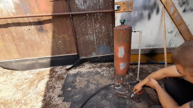 Тест пескоструя.смотреть до конца. смотреть онлайн