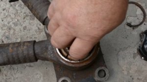 разборка лучевой тяги(средней части) МAN F2000