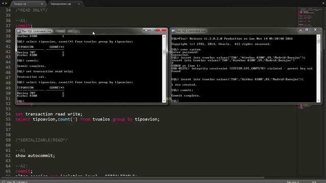 Transacciones - Oracle 11g смотреть онлайн