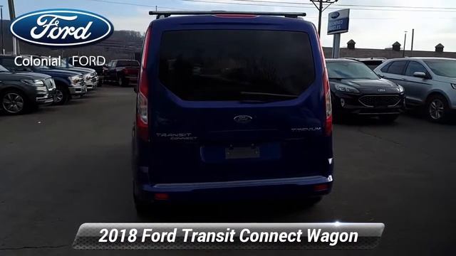 Used 2018 Ford Transit Connect Wagon Titanium, Danbury, CT 18057 смотреть онлайн