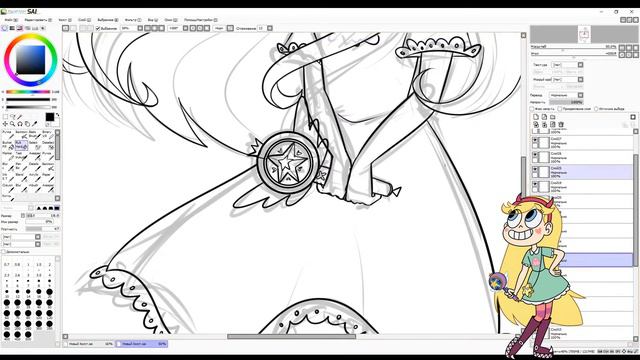 Speedpaint — Star Batterfly/Стар Баттерфляй смотреть онлайн