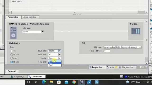 Arduino SCADA with WinCC using Modbus RTU rs485 communication protocol смотреть онлайн