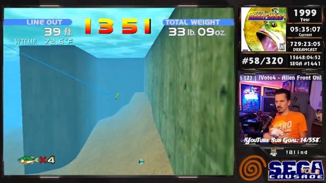SEGA Crusade Vol 3 - #58 - Sega Bass Fishing - Dreamcast - Finale смотреть онлайн