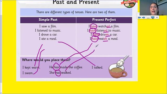 20.01.21- Year 4- WALT differentiate between the simple past and present perfect tenses смотреть онлайн