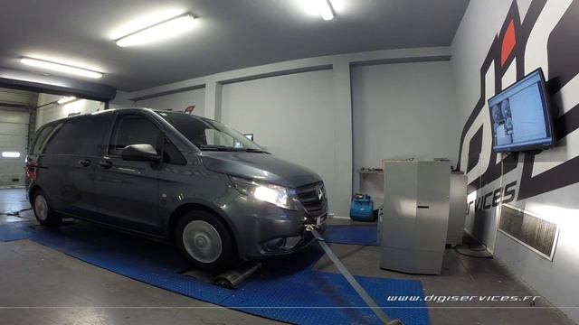 Mercedes Vito 111 cdi 114cv Reprogrammation Moteur @ 131cv Digiservics Paris 77 Dyno смотреть онлайн