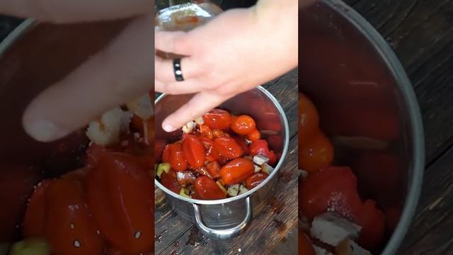 ГАСПАЧО томатный с копченостями. Холодный летний суп.